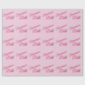 Papier Cadeau Le Diva Pink de demain (Plat)
