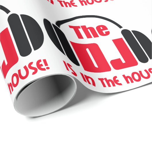 Papier Cadeau Le DJ (Coin rond)