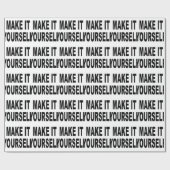 Papier Cadeau Le do-it-yourself créent vos propres (Plat)