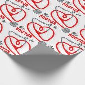 Papier Cadeau Le Docteur Est À L'Intérieur (Coin)