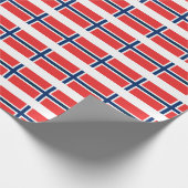 Papier Cadeau Le drapeau de la Norvège (Coin)