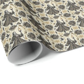 Papier Cadeau Le fantôme de Noël présent (Coin rond)