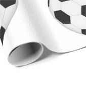 Papier Cadeau Le Fantôme de Soccer (Coin rond)