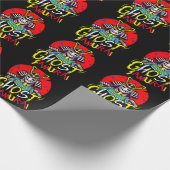 Papier Cadeau Le fantôme japonais Samurai Martial Art de style r (Coin)