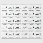 Papier Cadeau Le féminisme est la notion radicale (Plat)