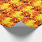 Papier Cadeau Le feu brûlant (Coin)