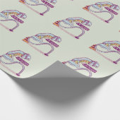 Papier Cadeau Le feu de circulation a l'air triste (Coin)