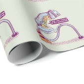 Papier Cadeau Le feu de circulation a l'air triste (Coin rond)