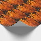 Papier Cadeau Le feu faisant rage (Coin)