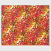 Papier Cadeau Le feuille d'automne (Plat)