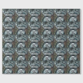 Papier Cadeau Le football est dans ma tête (Plat)