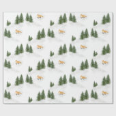 Papier Cadeau Le Fox (Plat)