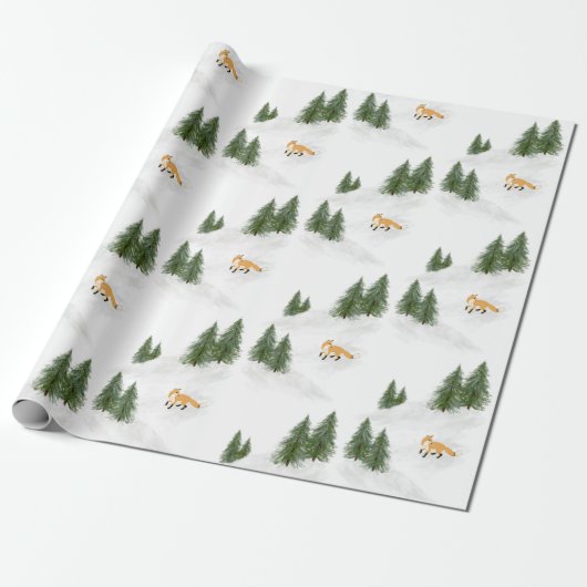 Papier Cadeau Le Fox (Déroulé)