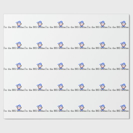 Papier Cadeau Le frère (Plat)