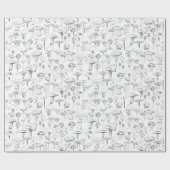 Papier Cadeau Le gang des champignons (Plat)