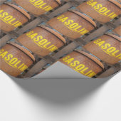 Papier Cadeau Le gaz rouillé peut (Coin)
