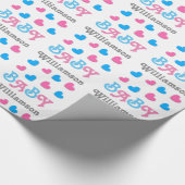 Papier Cadeau Le genre indiquent la collection A09 de coeurs de (Coin)