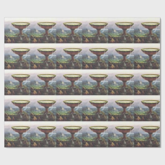 Papier Cadeau Le gobe du Titan par Thomas Cole (Plat)