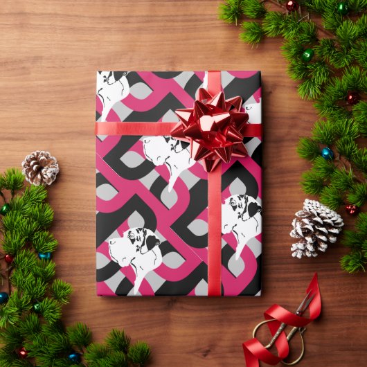 Papier Cadeau Le Grand Danois Pattern (Cadeau de vacances)