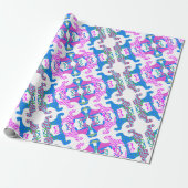 Papier Cadeau Le Grand Danois Pattern (Déroulé)