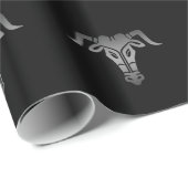 Papier Cadeau Le grec ancien Minotaur font face (Coin rond)