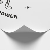 Papier Cadeau Le hockey sur gazon est ma superpuissance (Coin)