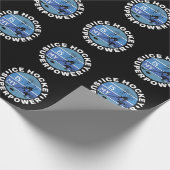Papier Cadeau Le hockey sur glace est ma superpuissance (Coin)