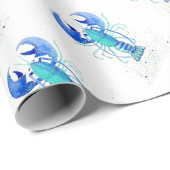 Papier Cadeau Le homard de Neptune (Coin rond)