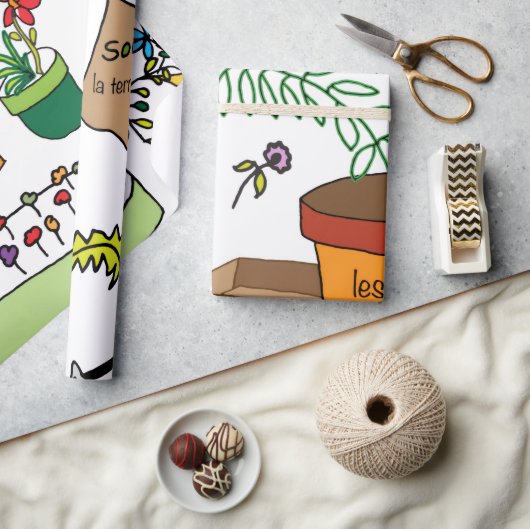 Papier Cadeau Le Jardin (Artisanat)