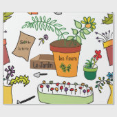 Papier Cadeau Le Jardin (Plat)