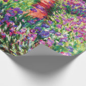 Papier Cadeau Le jardin d'Iris à Giverny par Claude Monet   (Coin)