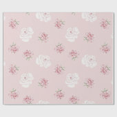 PAPIER CADEAU LE JARDIN ROSE ROSE ROSE (Plat)