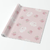 PAPIER CADEAU LE JARDIN ROSE ROSE ROSE (Déroulé)