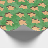 Papier Cadeau Le jeu de plateau de bois sur vert (Coin)