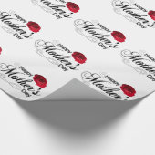 Papier Cadeau Le jour de mère heureux (Coin)