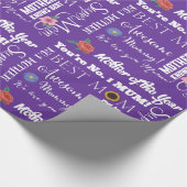 Papier Cadeau Le jour de mère vous êtes maman de maman de no. 1 (Coin)