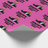 PAPIER CADEAU LE JOUR DE VALENTINE DONALD TRUMP (Coin)