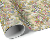 Papier Cadeau Le langage des fleurs (Coin rond)