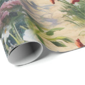 Papier Cadeau le langage des fleurs (Coin rond)