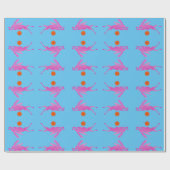 Papier Cadeau Le lapin sur la lune de miel (Plat)