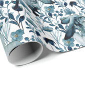 Papier Cadeau Le lièvre clair de lune de muse (Coin rond)