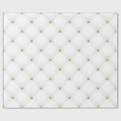 Papier Cadeau Le Luxe de Seamless White and Gold 1 (Plat)