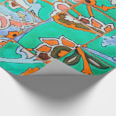 Papier Cadeau Le Maroc floral (Coin)