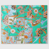 Papier Cadeau Le Maroc floral (Plat)