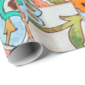 Papier Cadeau Le Maroc floral (Coin rond)