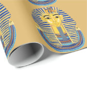 Papier Cadeau Le masque de Toutankhamon (Coin rond)