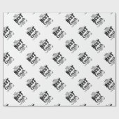 Papier Cadeau Le meilleur entraîneur jamais (Plat)