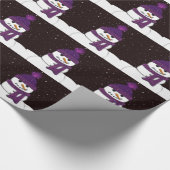 Papier Cadeau Le mignon bonhomme de neige sans arme (Coin)