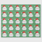 Papier Cadeau Le mignon Père Noël (Plat)