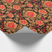 Papier Cadeau Le motif de Khokhloma Kulture (Coin)